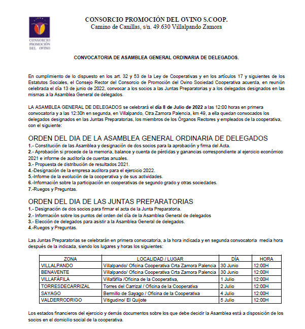 ConvocatoriaAsambleaGral