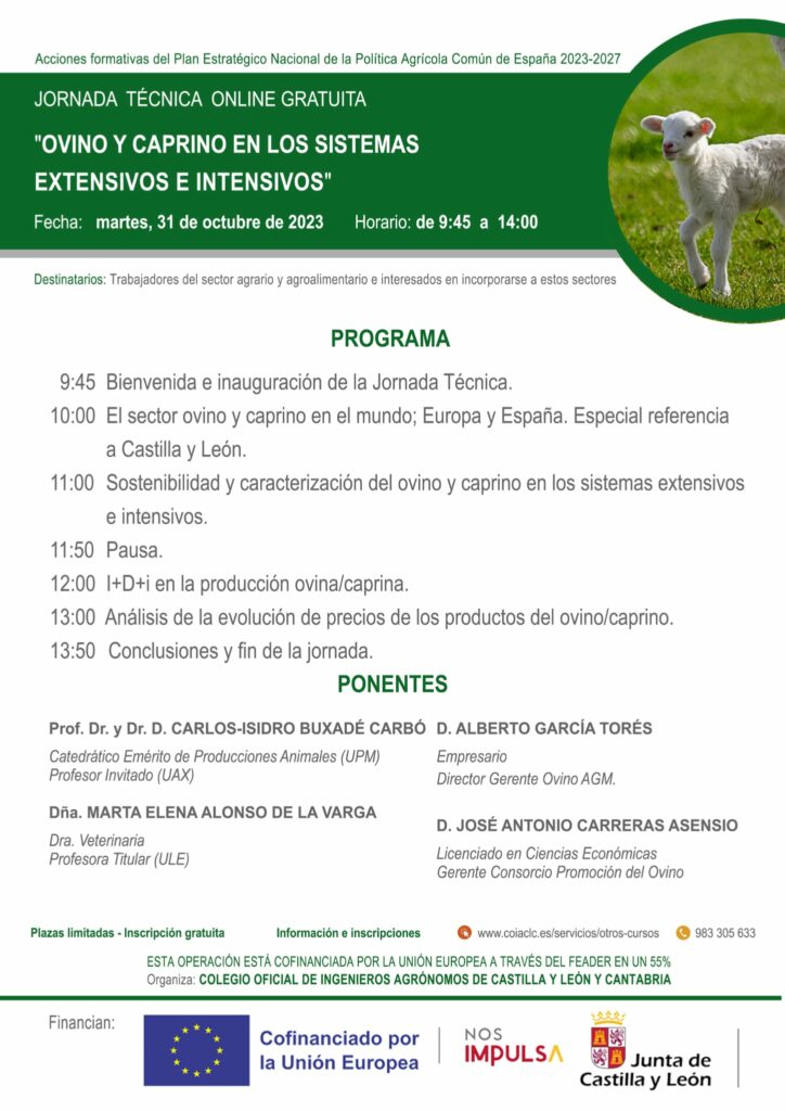 cartel formación ovino caprino